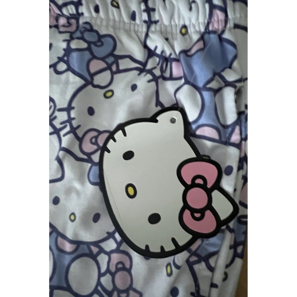 Hello Kitty Sanrio Soft‎ Touch Pajama Pants Pockets Women Large New W/tag
